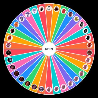 Random Classic Barney Error Modes Wheel