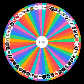 Spin the Wheel: British Bands And Artists