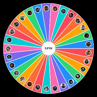 Spin the Wheel: Squid game characters