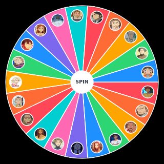 Random Great Pretender Characters Wheel