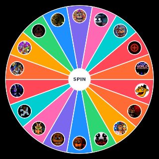 Random FNaF Games (Inculding Non Canon) Wheel