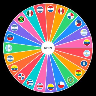 Random Latin America Wheel