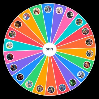 Random DC Animated TV shows Wheel