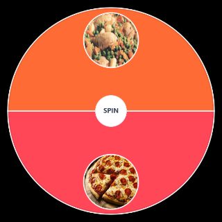 Spin the Wheel: comida