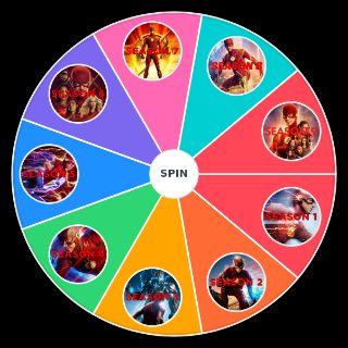 The Flash Seasons (1 7) Random Picker