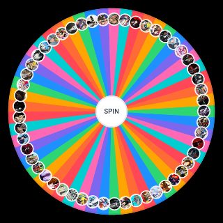 Random Top 50 anime Wheel