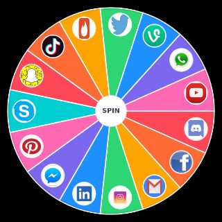 Random les meilleurs réseaux sociaux Picker
