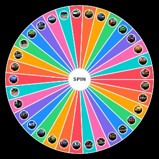 Random NES Black Box Games Wheel