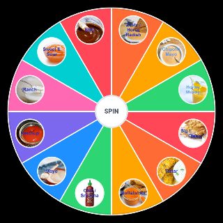 Random Dipping Sauces Picker