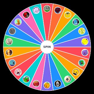 Spin the Wheel: BFDIA 2025 (Contestants ONLY)