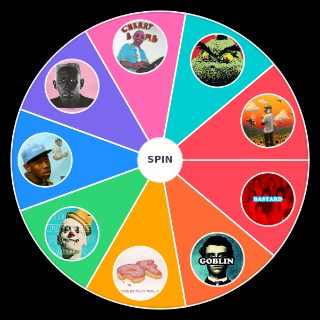 Tyler The Creator Albums (Including OF albums and etc stuff) Random Generator