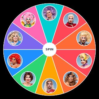 Random Drag Race Down Under Season 1 Wheel