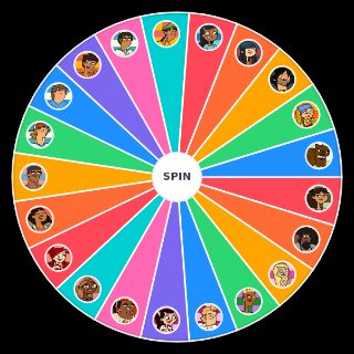 Gavin's Total Drama Pahkitew Island Wheel
