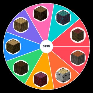 Random Minecraft Wood Types (1.19 Snapshot) Wheel