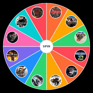 Pick a Random Metal Gear Solid games