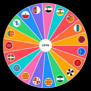 Random Comunidades Autónomas Wheel