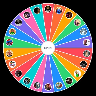 Random Mascot Horror games/Franchises Wheel