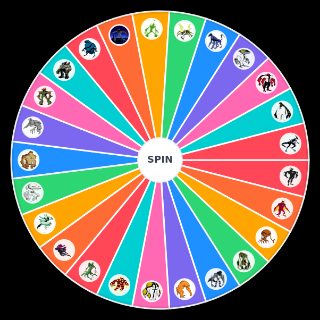 Spin the Wheel: Ben 10 Aliens Original + ForÃ§a AlienÃ­gena