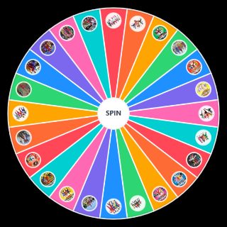 Power Rangers Outfit Wheel
