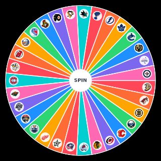 NHL Standings Wheel