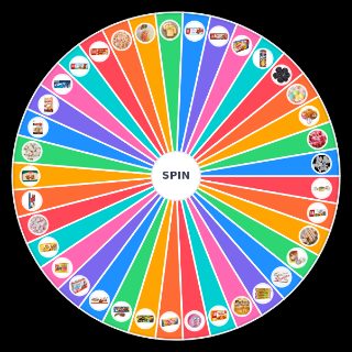 Random Bonbon et gateaux Wheel