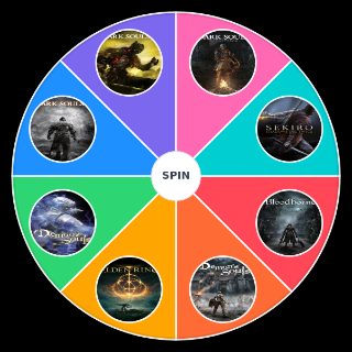 Random FromSoftware Souls Type Games Wheel