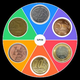 Moedas Brasileiras Random Generator