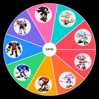 Spin the Wheel: Sonic 06 Playable Character