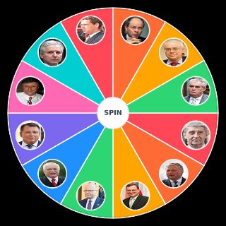 Random Prime Ministers of the Czech Republic Wheel