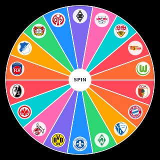 Random Bundesliga 23/24 Wheel