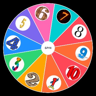 Random Top 10 mejores números del 1 al 10 Wheel
