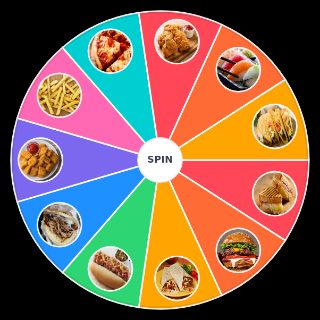 Tipos de comida rápida Random Generator