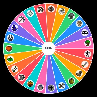 Old School Runescape Skills Wheel