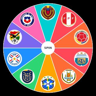 Conmebol para UNITED Random Picker