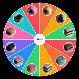 Spin the Wheel: Liquorice Allsorts
