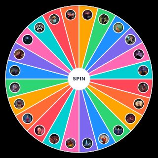 Random Disney Villainous Villains (2024) Wheel
