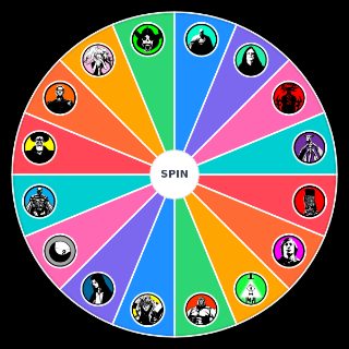 Random Nonagons "Fiction's Most Evil Villains" Wheel