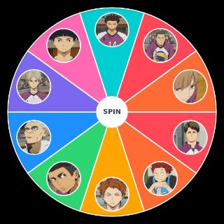 Shiratorizawa Members Wheel