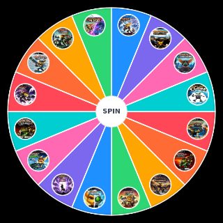 Random Ratchet and Clank games (2002 2021) Wheel