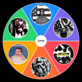 Random Asap Rocky Albums + Asap Mob Wheel