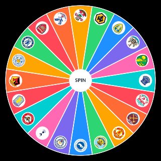 Random Premier League all teams Wheel
