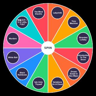 Random Hawaii Part 2 songs Wheel