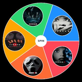 Spin the Wheel: Scream Movies (including Scream 5)