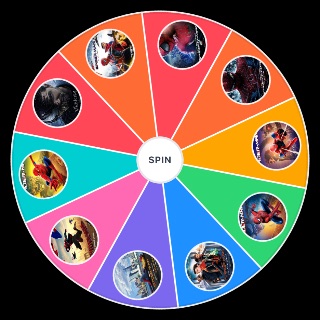 Spin the Wheel: Spider Man Movies (including No Way Home)
