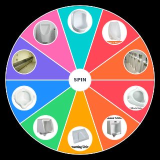 Random Common urinal types Picker