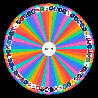 Spin the Wheel: Every US State/Territory Flag