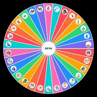 Spin the Wheel: Pokemon Starter Final Evolution (Gen 1 9)