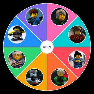 Ninjago post S7 design Random Picker