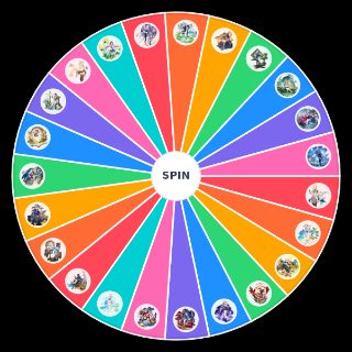 Random Genshin Impact Skins (6.5) Wheel