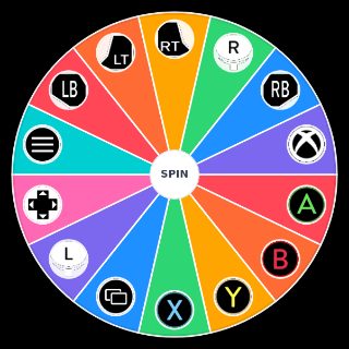 Spin the Wheel: Xbox Buttons
